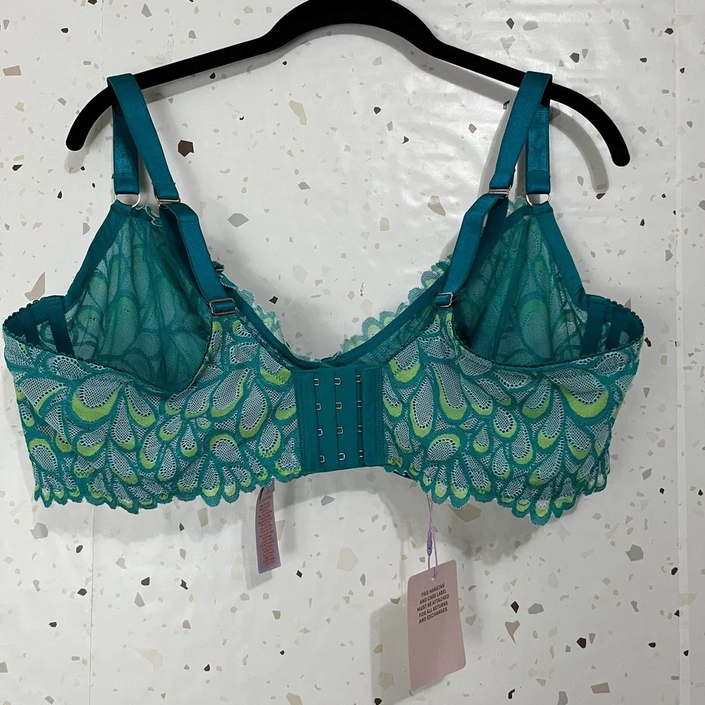 NEW Savage X Fenty not sorry unlined lace balconette bra